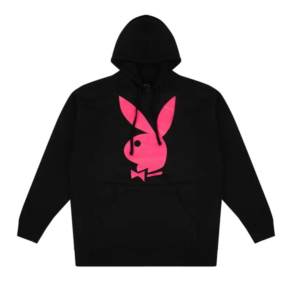 Anti Social social club x Playboy limited edition OG black pink logo hoodie